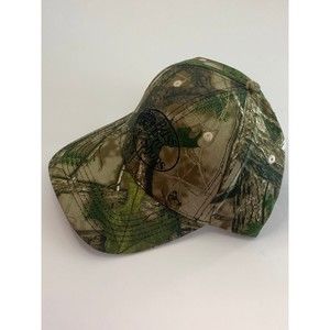 Bass Pro Shops Hat Adjustable Cap Camo Green Woods